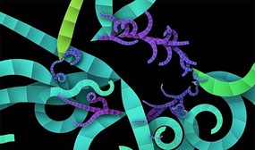 HTML5 Canvas花卉生长动画特效